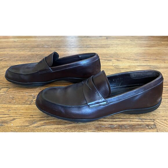 Prada Brown Leather Loafers main image 10